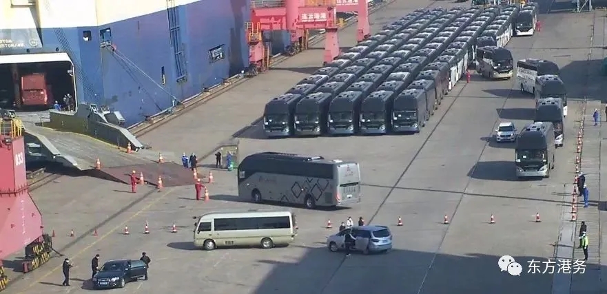江西省首批海外客车订单从连云港港出口 - 第1张 | 大陆桥视野 江西省首批海外客车订单从连云港港出口 - 第1张 | 大陆桥视野