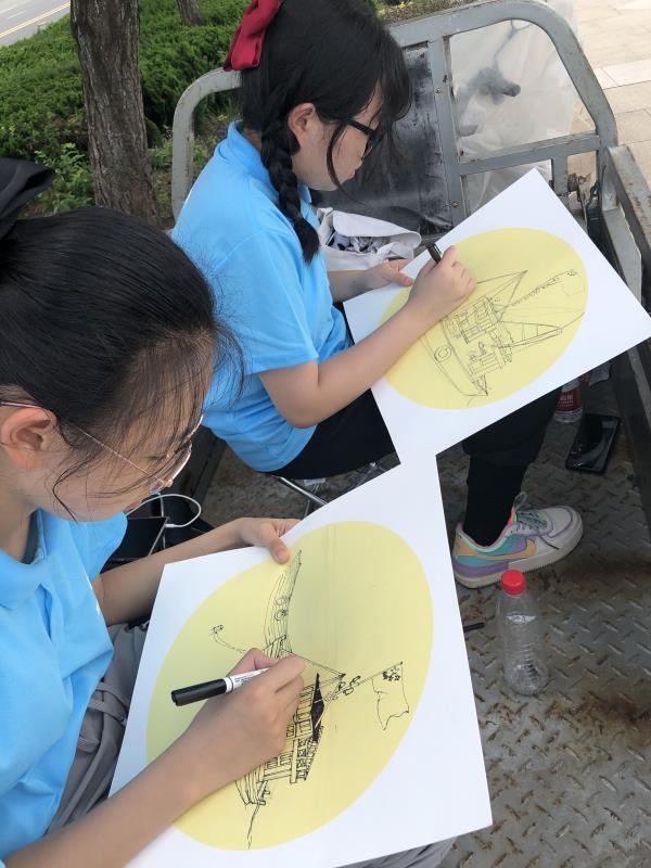 连云港市“手绘小镇”迎来首批采风写生艺术团队 - 第2张  | 大陆桥视野