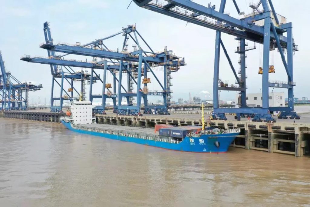 郁州海运“连云港—乍浦”航线正式开通 - 第1张  | 大陆桥视野
