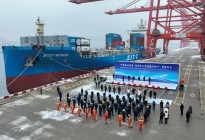 “中国连云港港—柬埔寨七星海国际港口”航线顺利首航